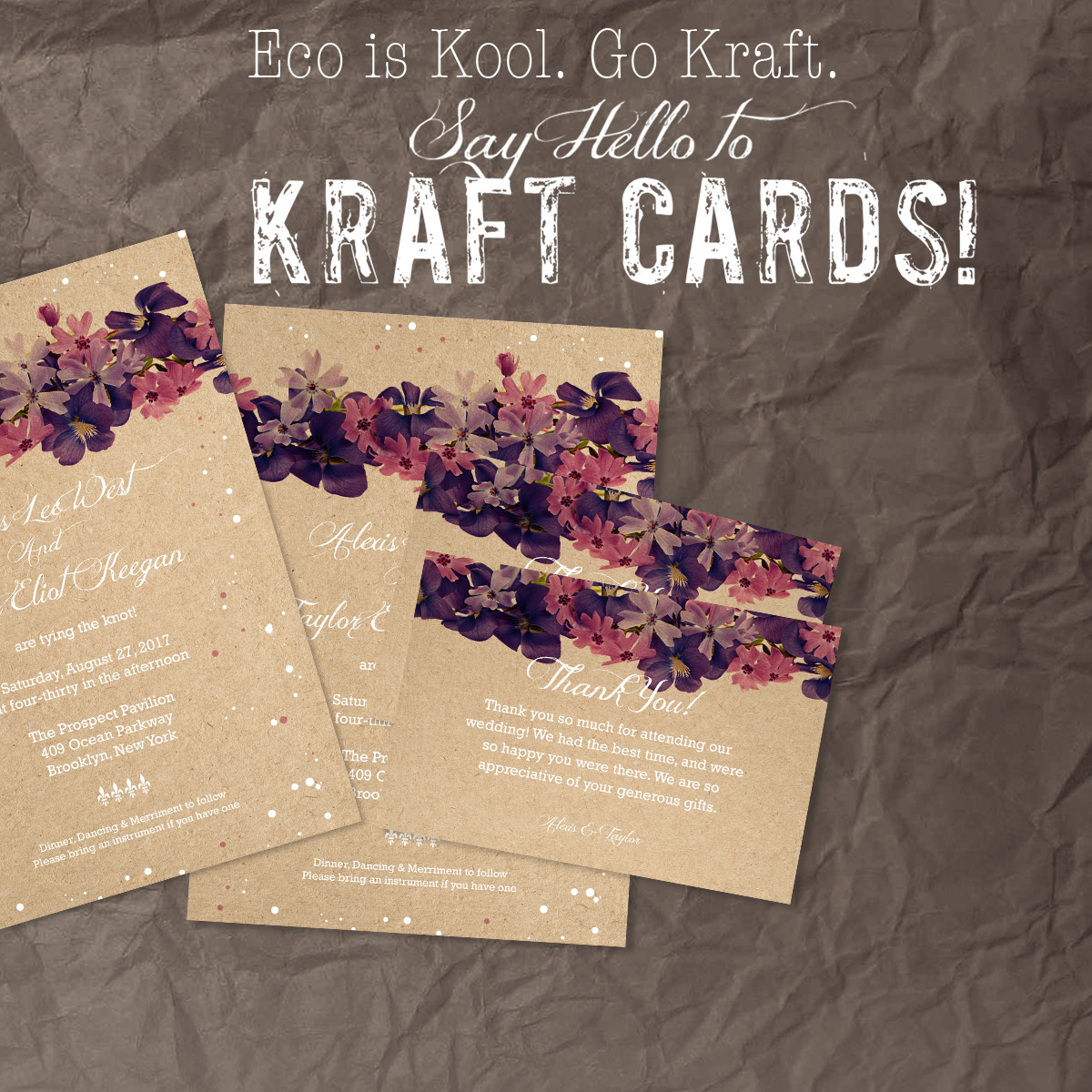 Brown Kraft Cards