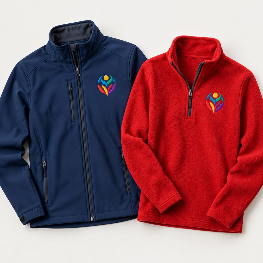 Embroidered Jackets & Fleece