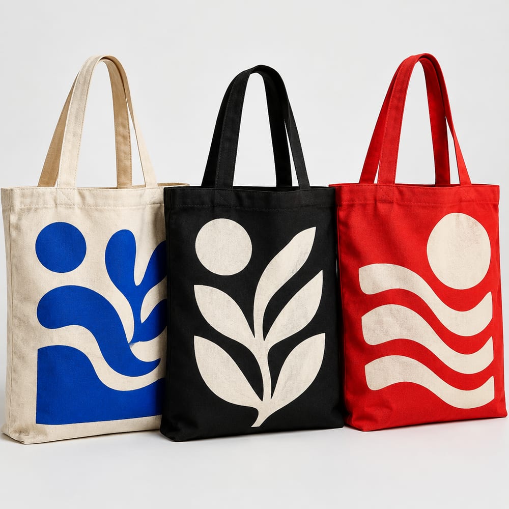 Screen Printed Tote Bags