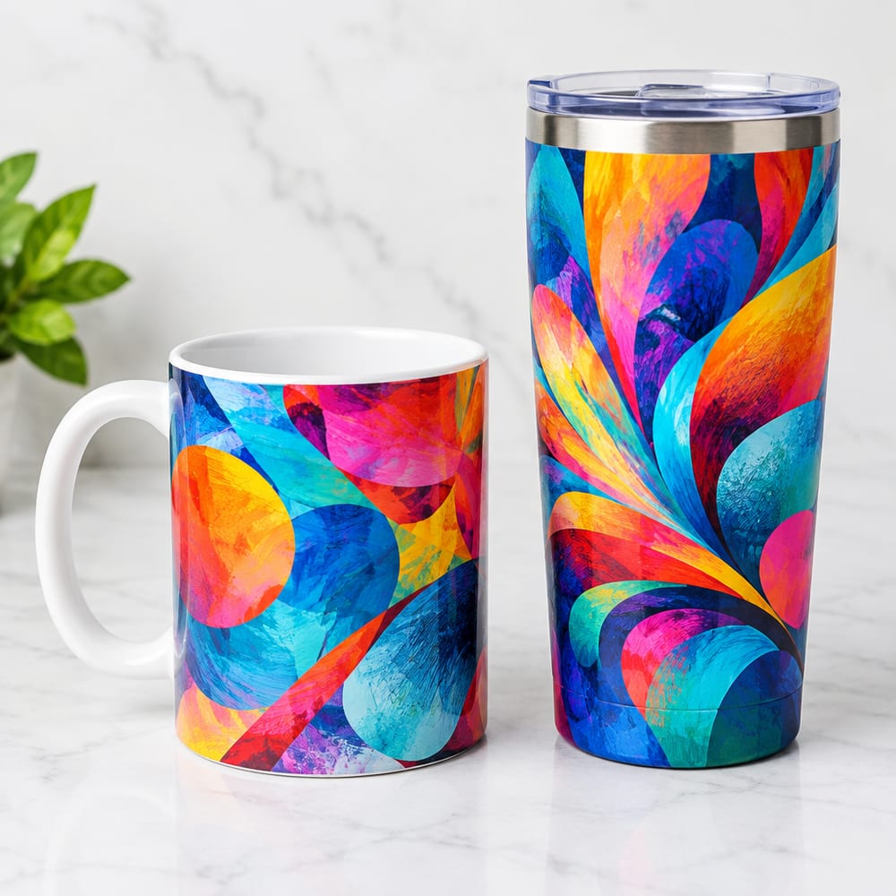 Sublimated Mugs & Drinkware