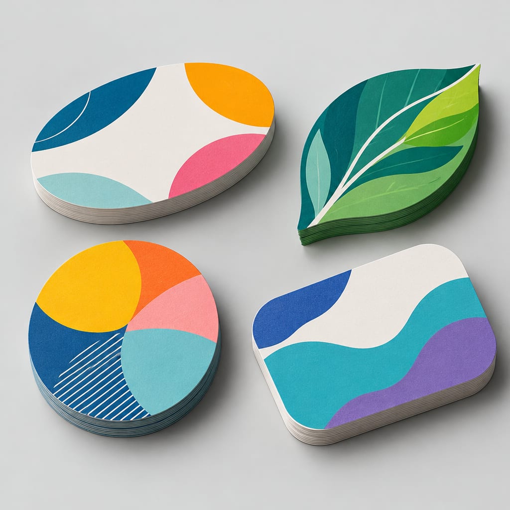 Business Cards w/ Shapes