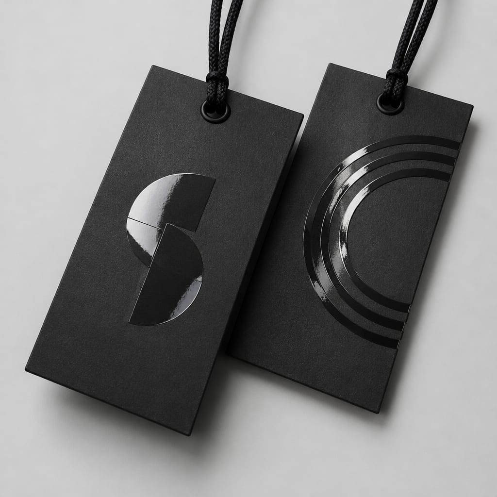 Dimensional Spot UV Hang Tags