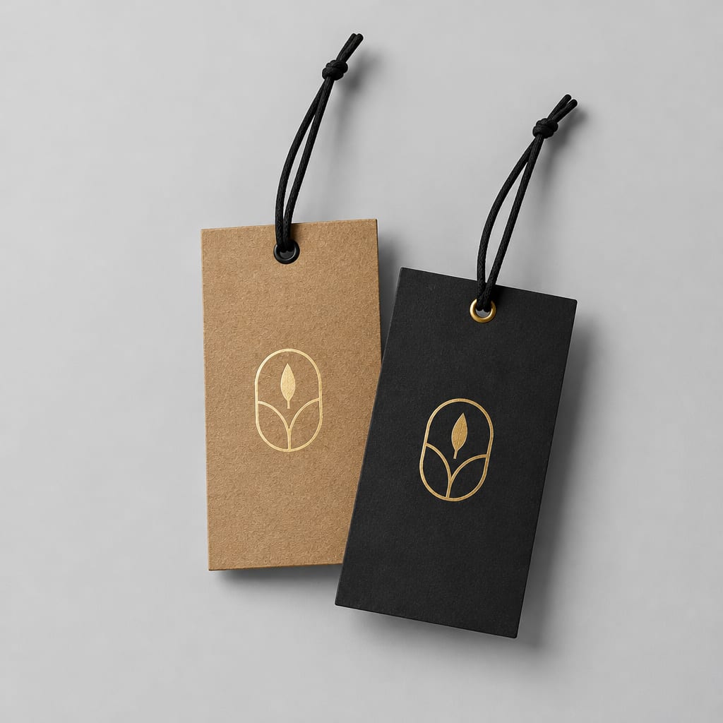 Foil Stamped Hang Tags