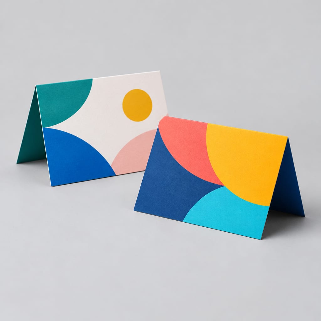 Fold-Over Business Cards