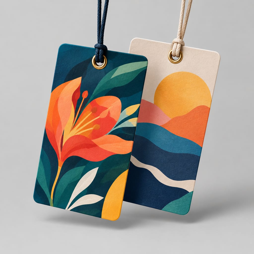 Silk Lamination Hang Tags