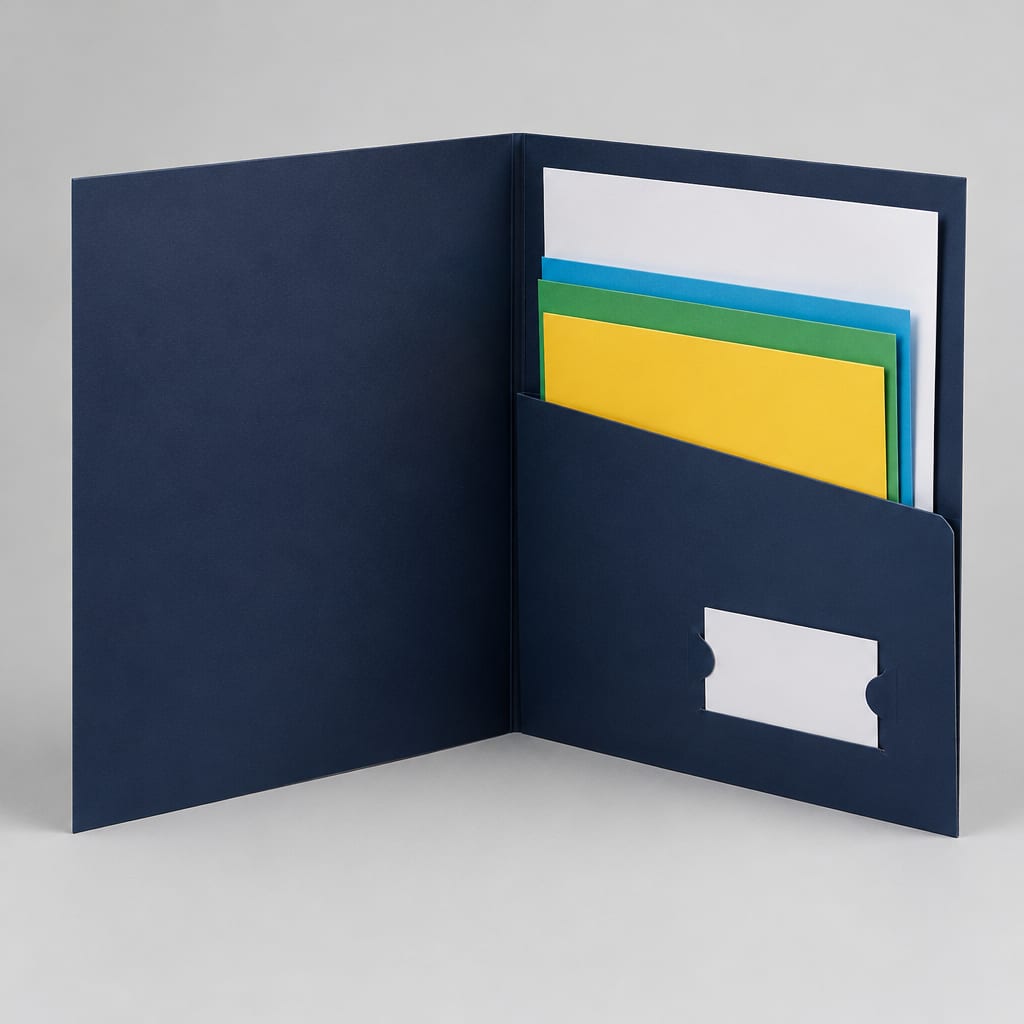 Silk Lamination Presentation Folders