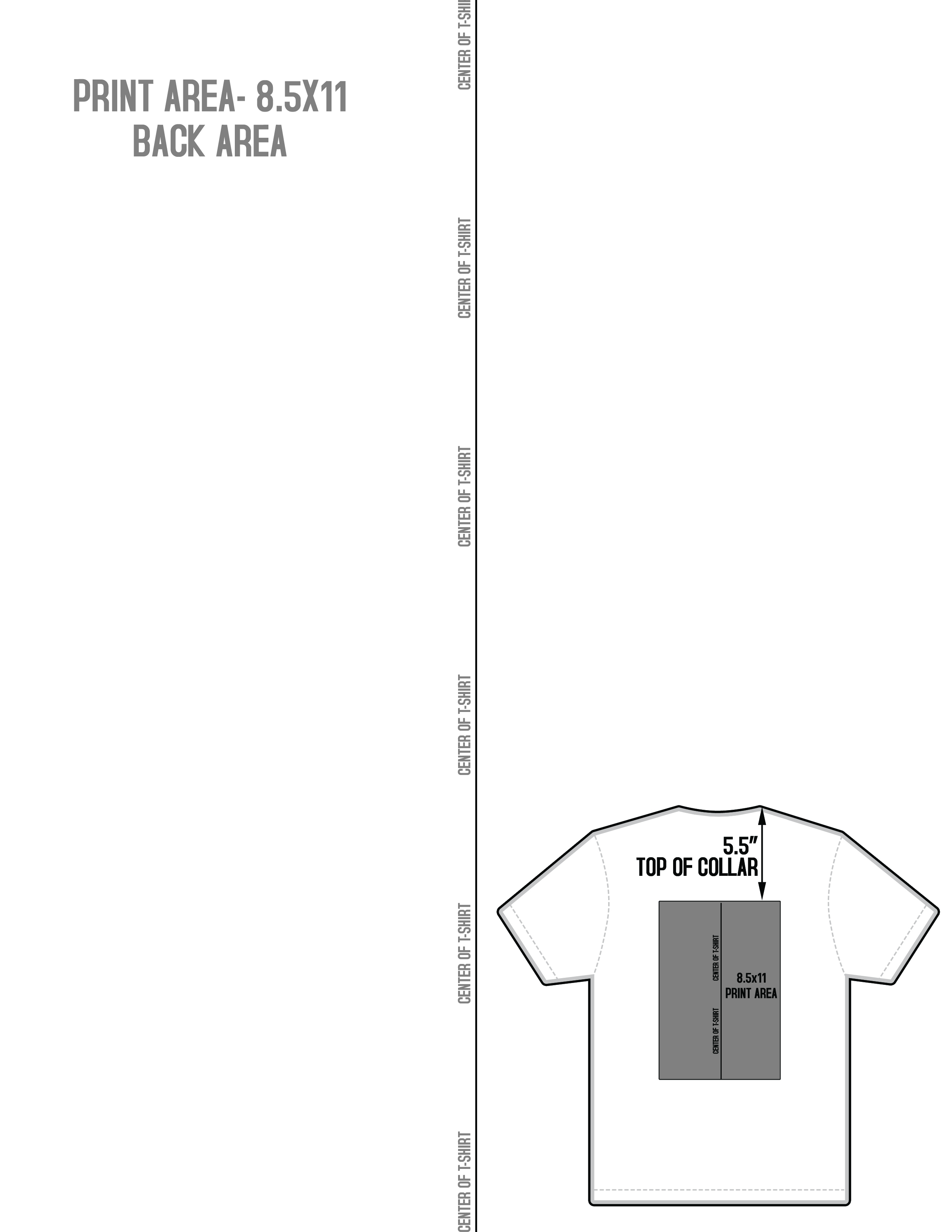 Apparel 8.5" x 11" White Back template