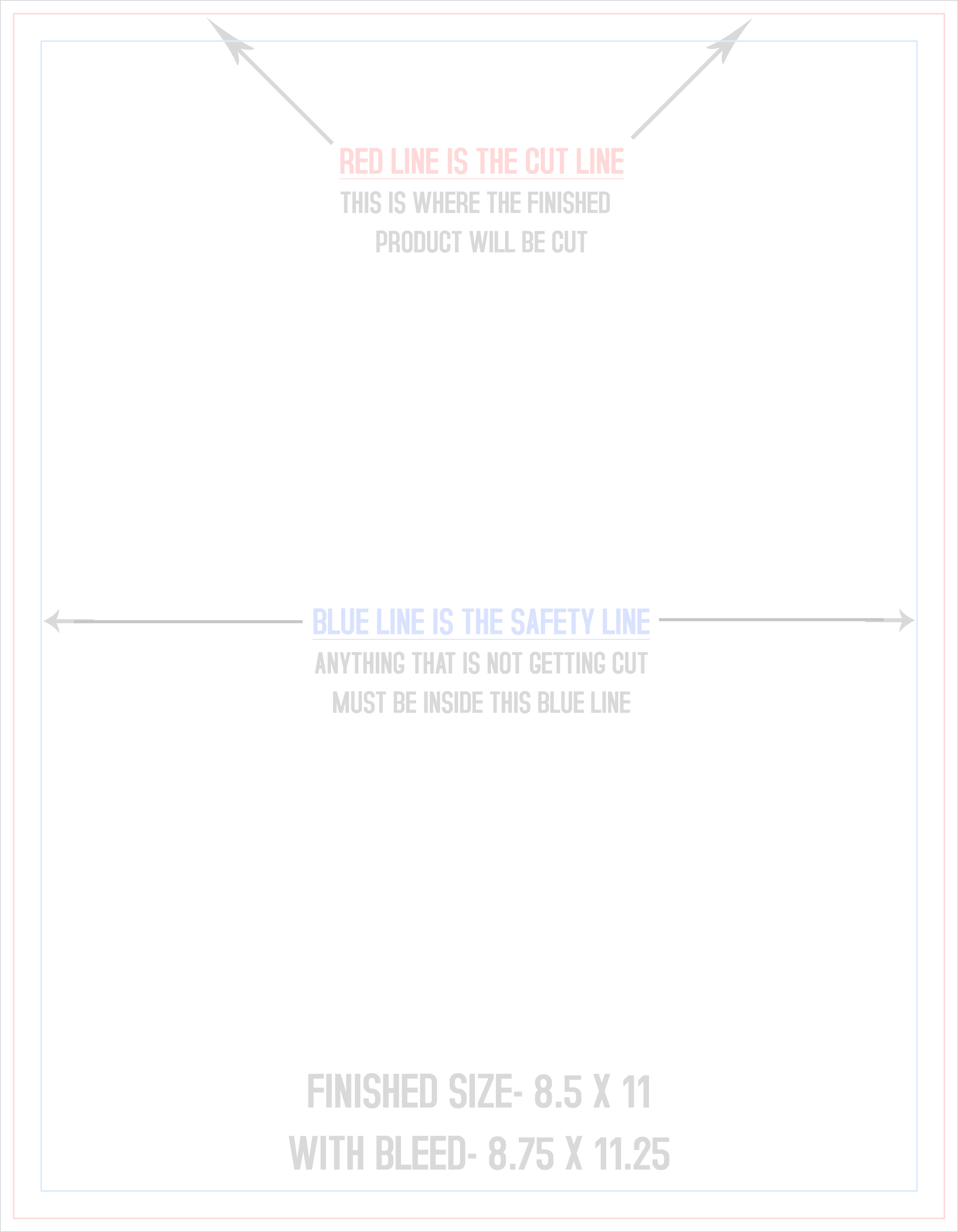 Catalogs 8.5" x 11" Saddle Stitch Portrait (Vertical) template