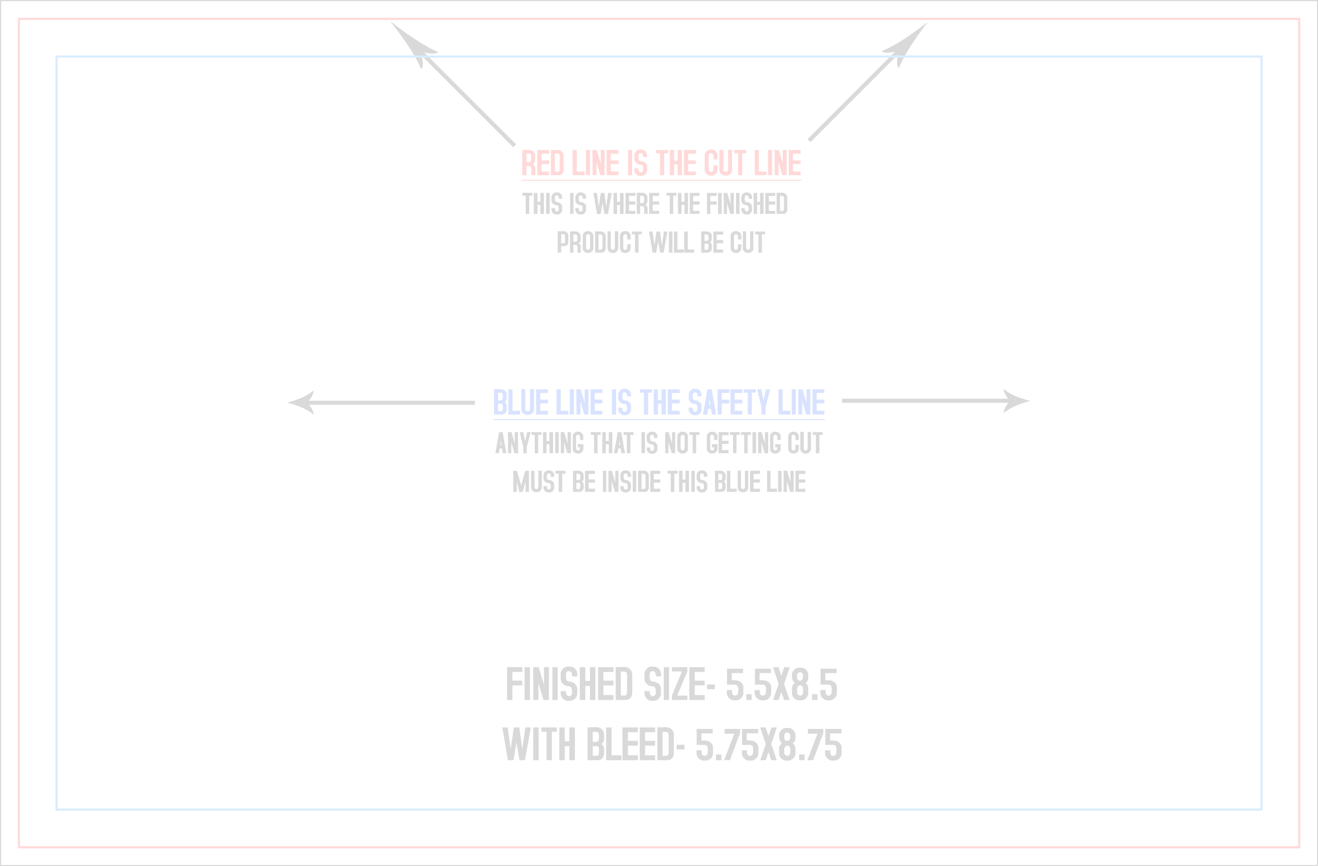 Catalogs 8.5" x 5.5" Saddle Stitch Landscape (Horizontal) template