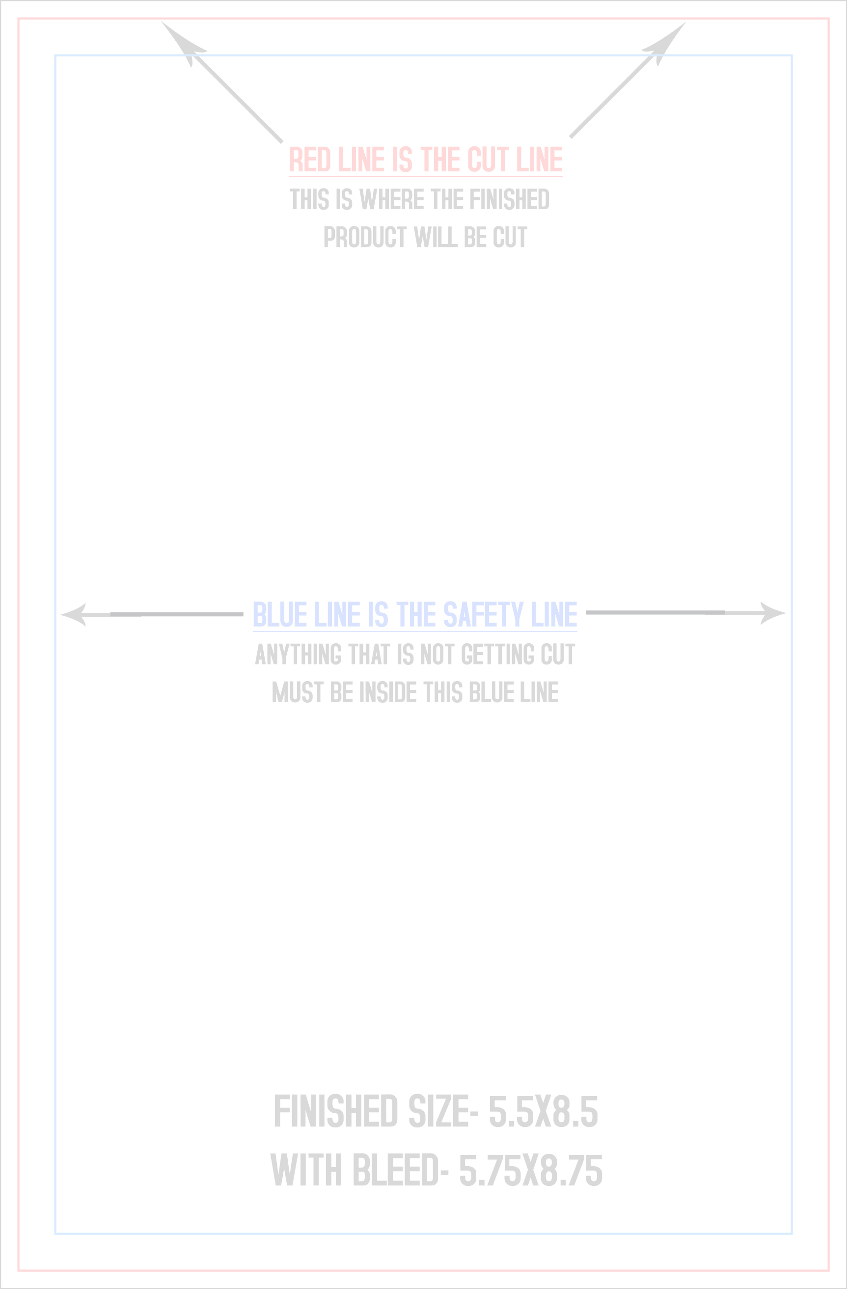 Catalogs 8.5" x 5.5" Saddle Stitch Portrait (Vertical) template