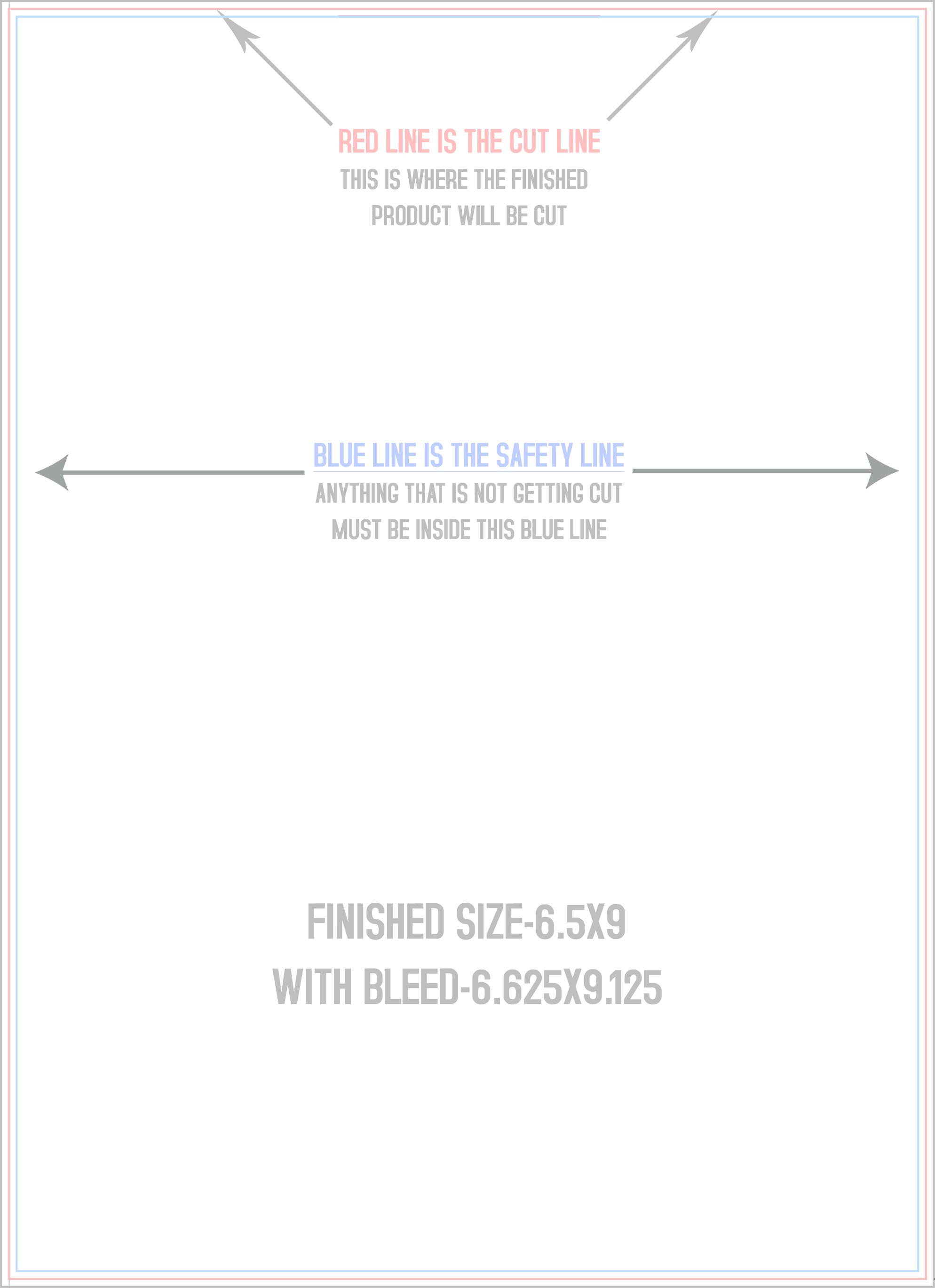 Flyers and Brochures 6.5" x 9" Vertical template