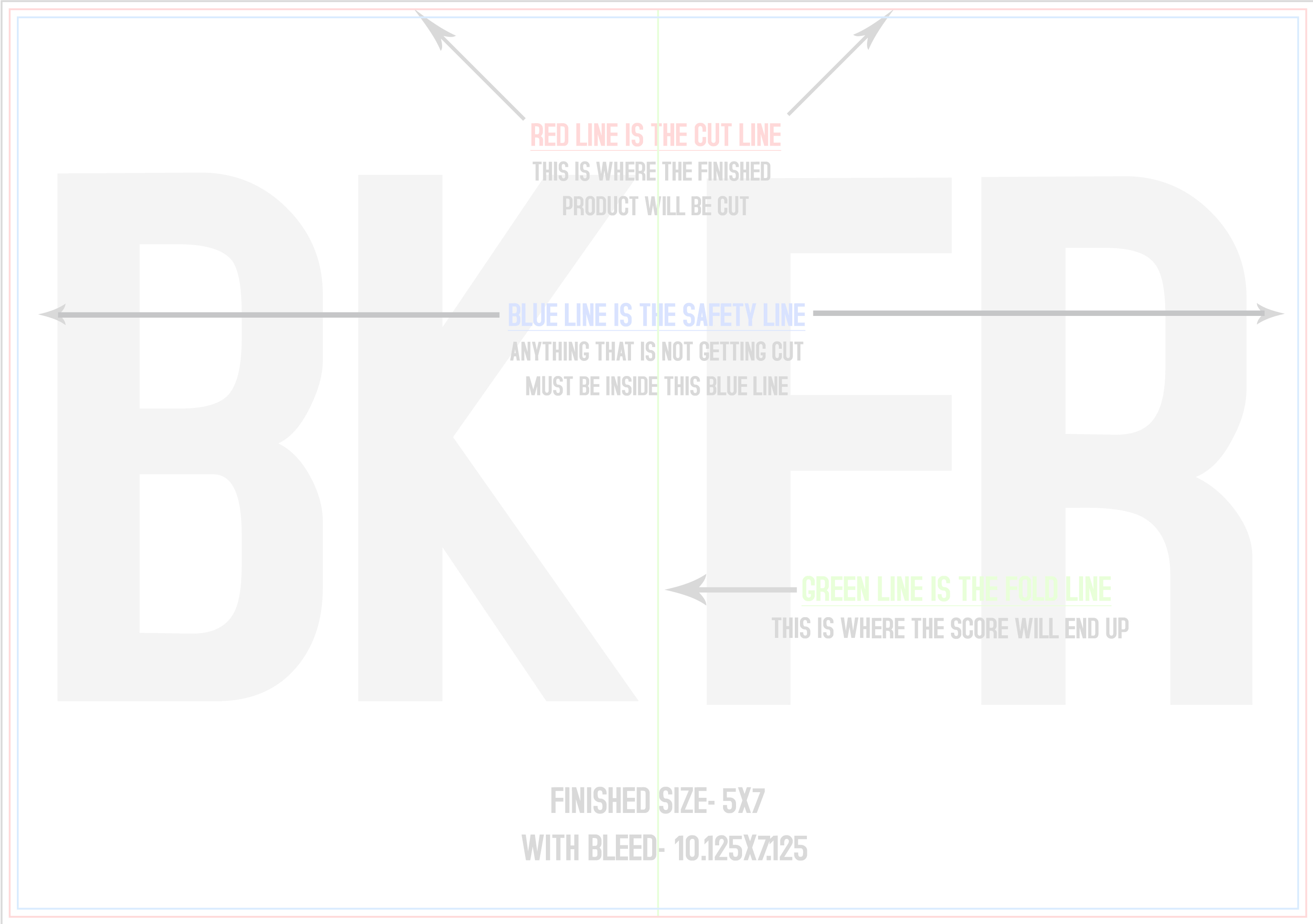Greeting Cards 10" x 7" Greeting Cards Front/Outside (Horizontal) template