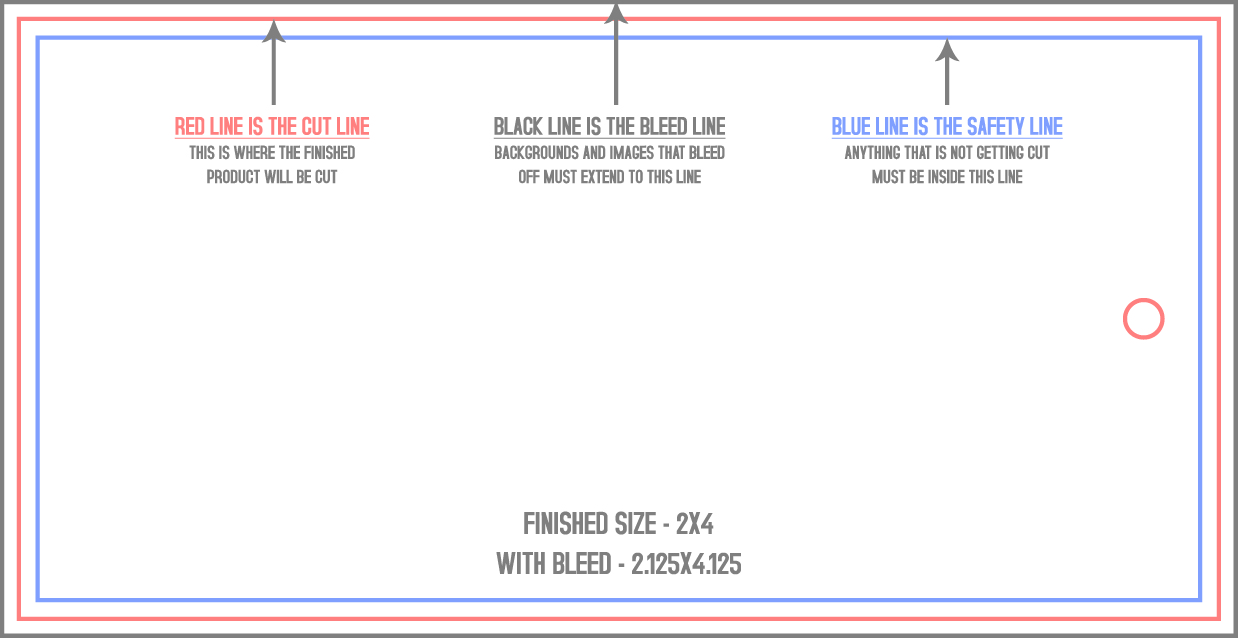 Hang Tags 2" x 4" Back (Horizontal) template
