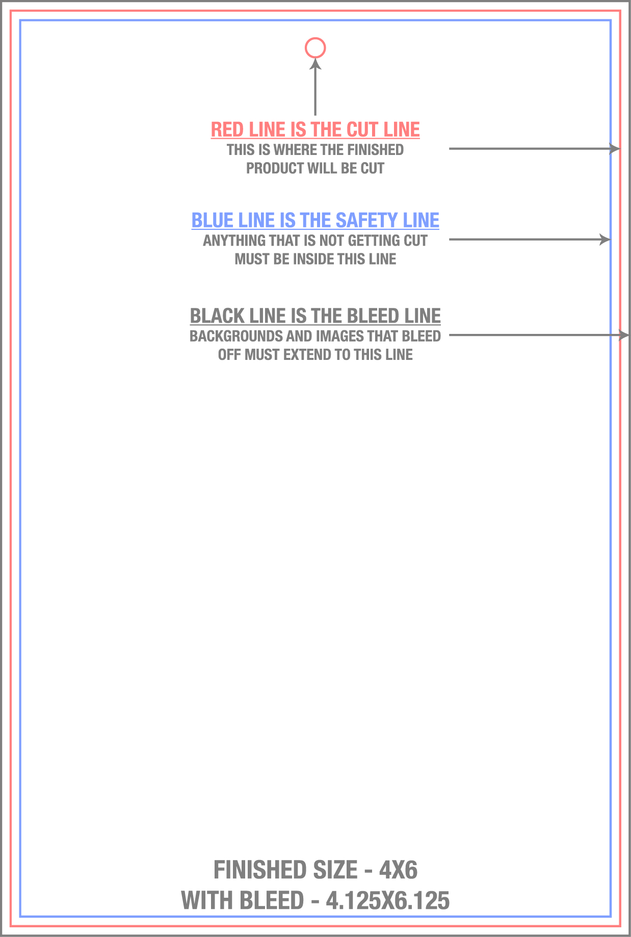 Hang Tags 4" x 6" 4/4 (Vertical) template