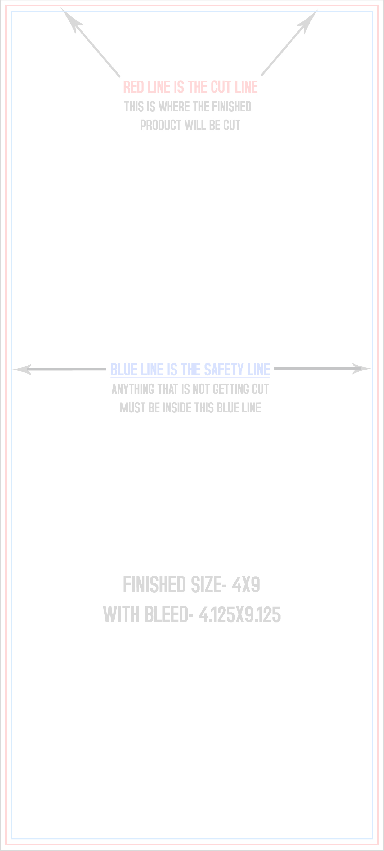 Magnets 4" x 9" Vertical template