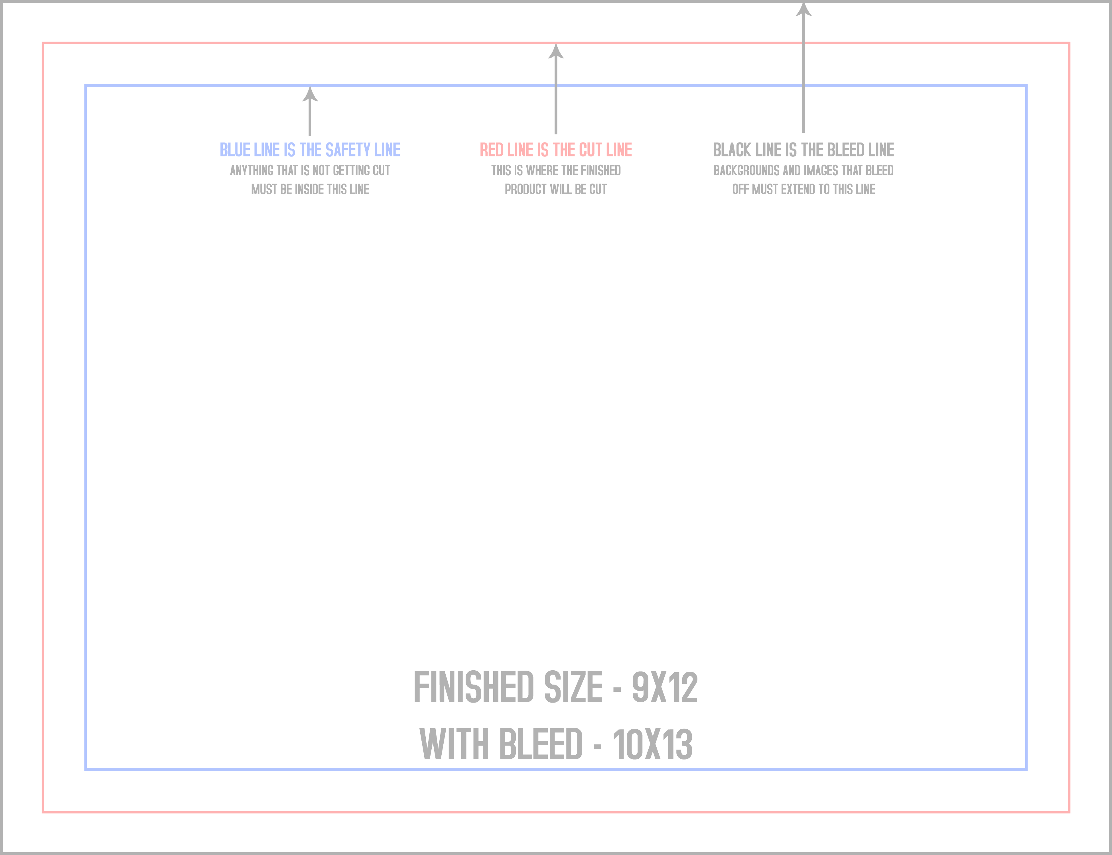 Magnets 9" x 12" Horizontal template