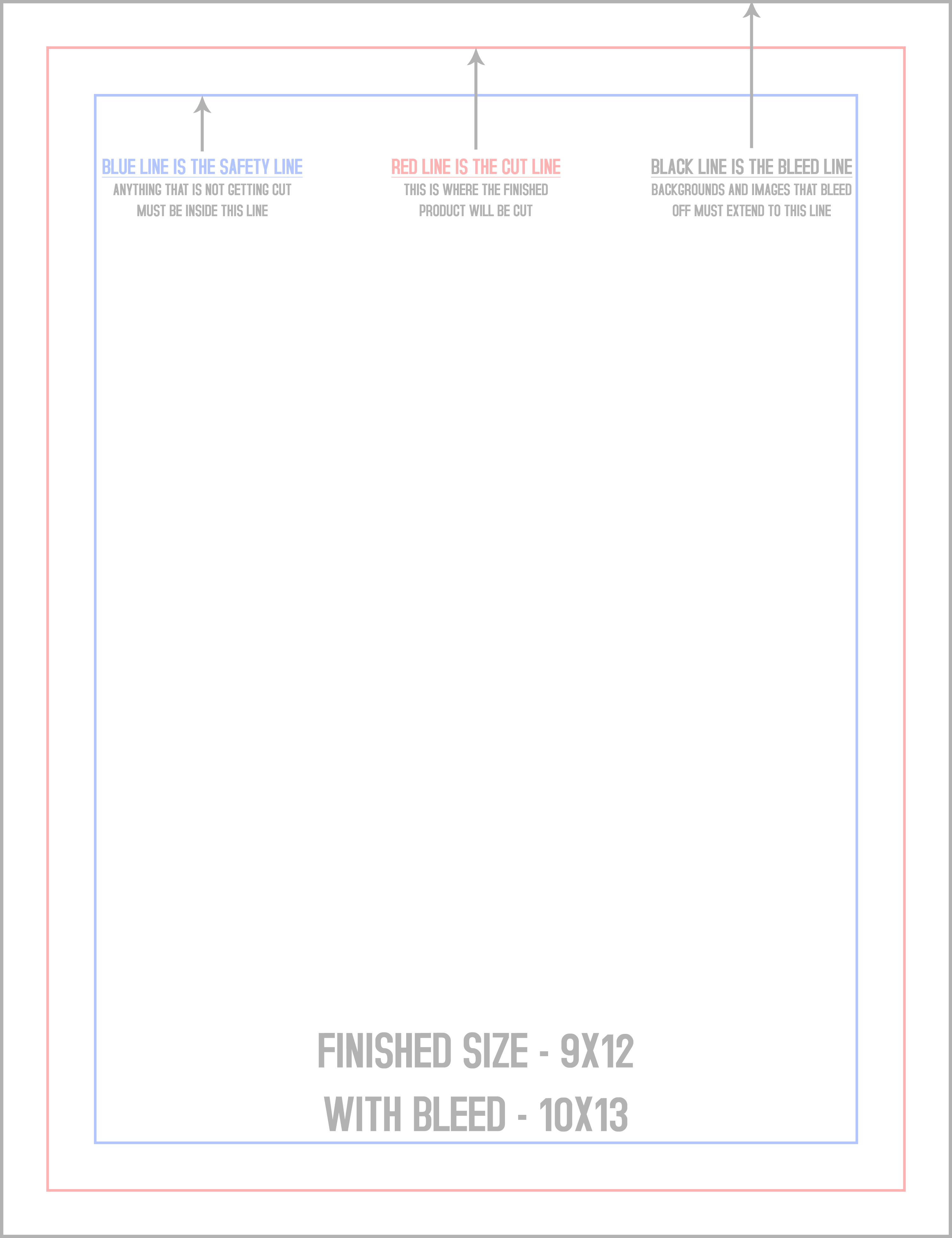 Magnets 9" x 12" Vertical template