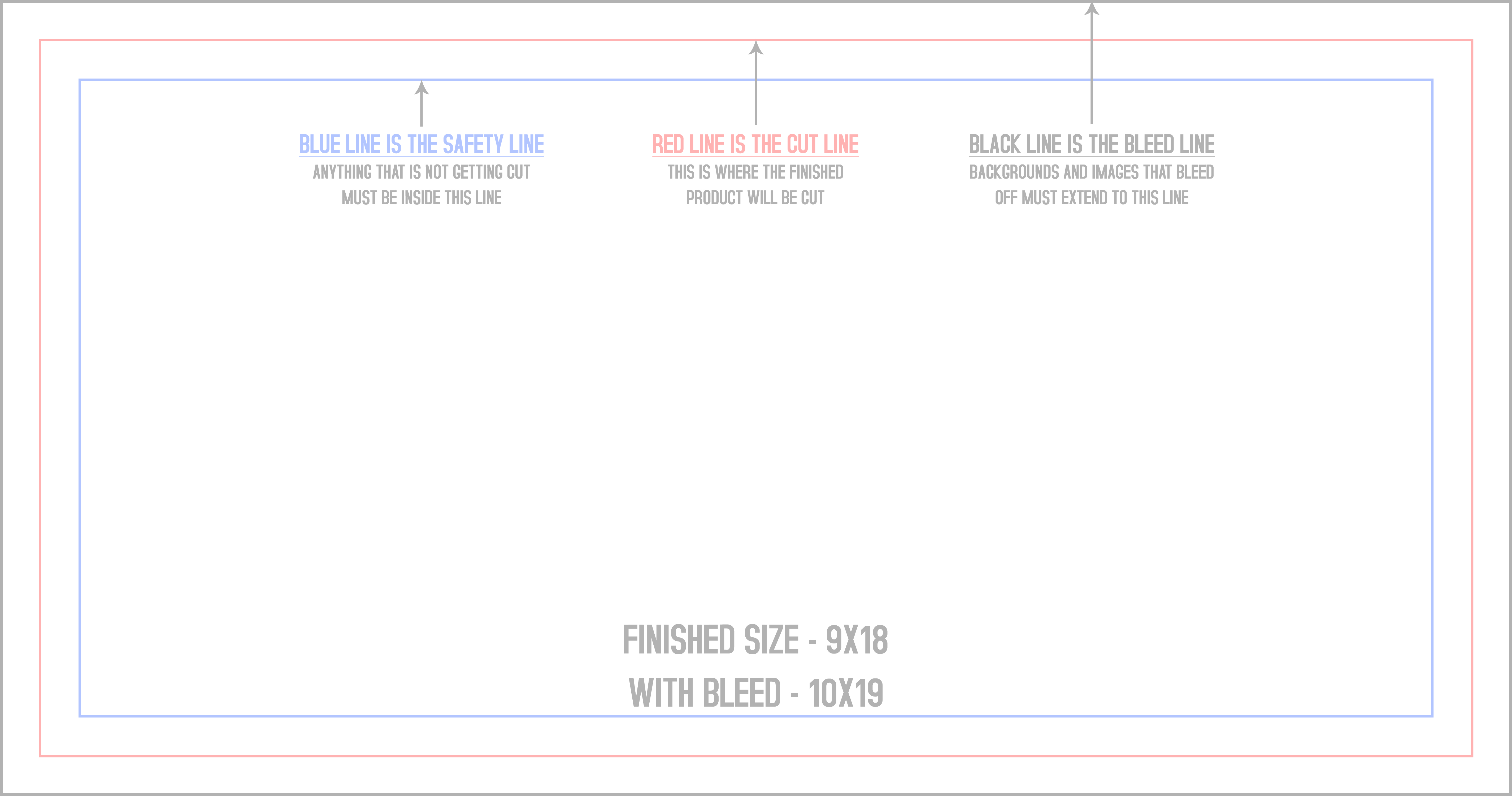 Magnets 9" x 18" Horizontal template