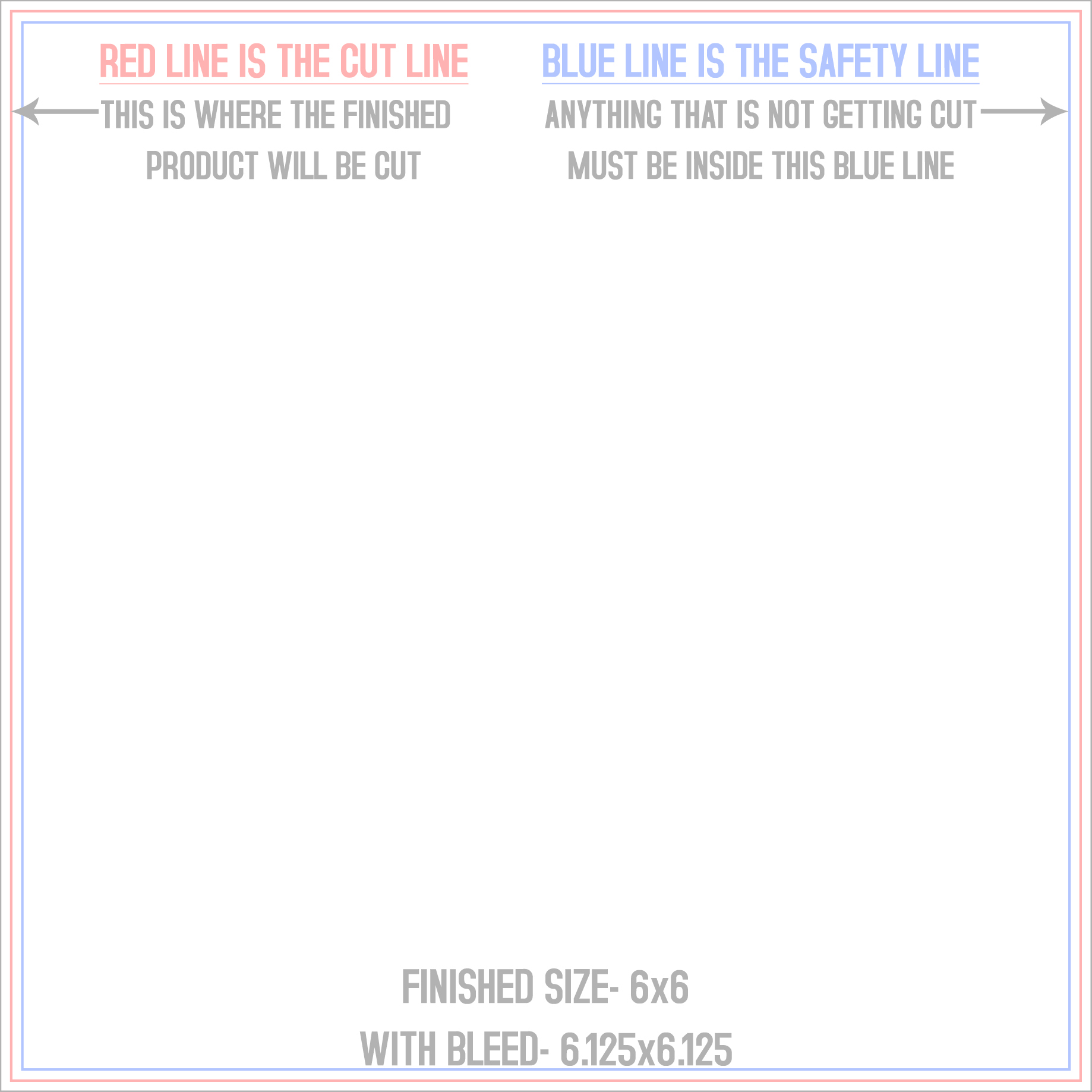 Magnets 6" x 6" Square template