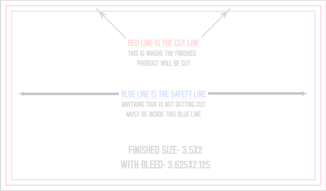 Magnets 2" x 3.5" Standard (Horizontal) template