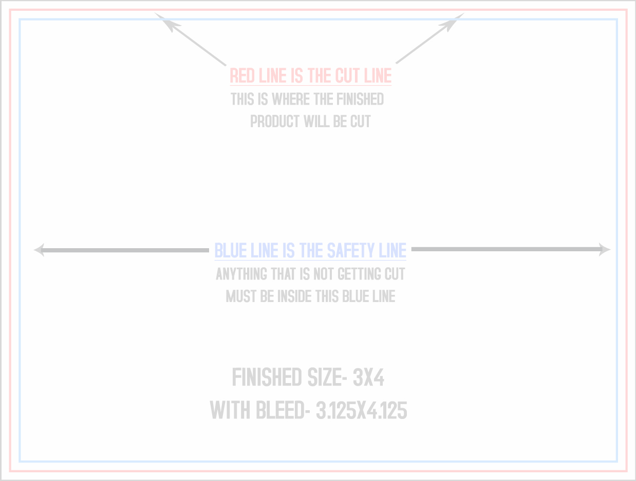 Magnets 3" x 4" Horizontal template