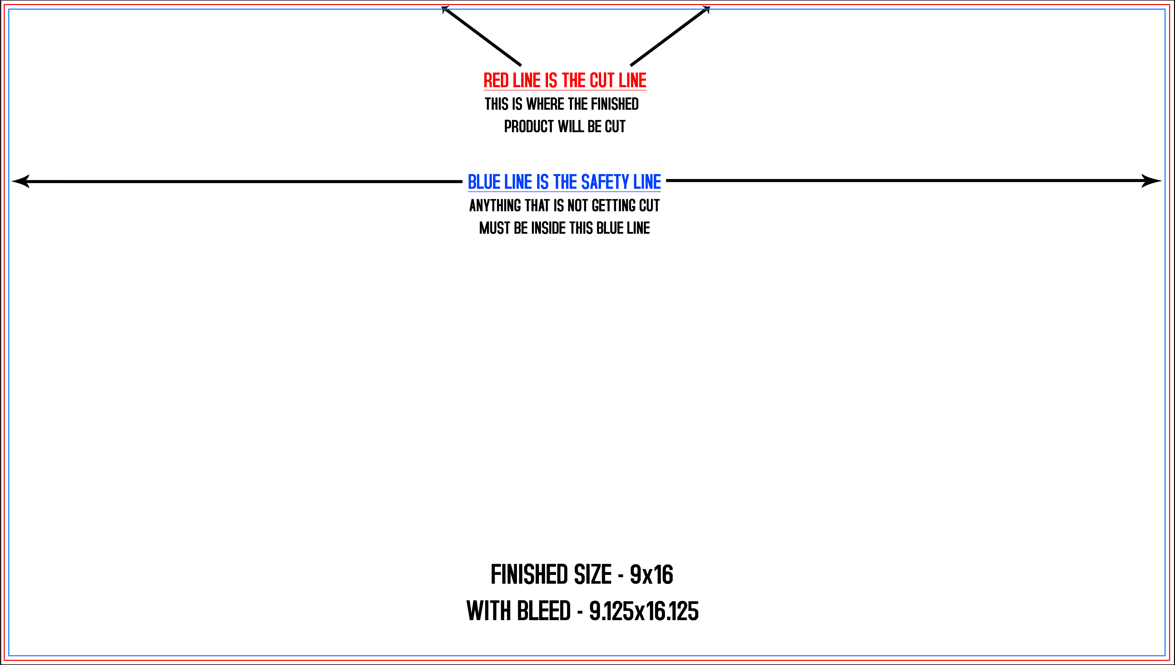 Menus 9" x 16" Horizontal template