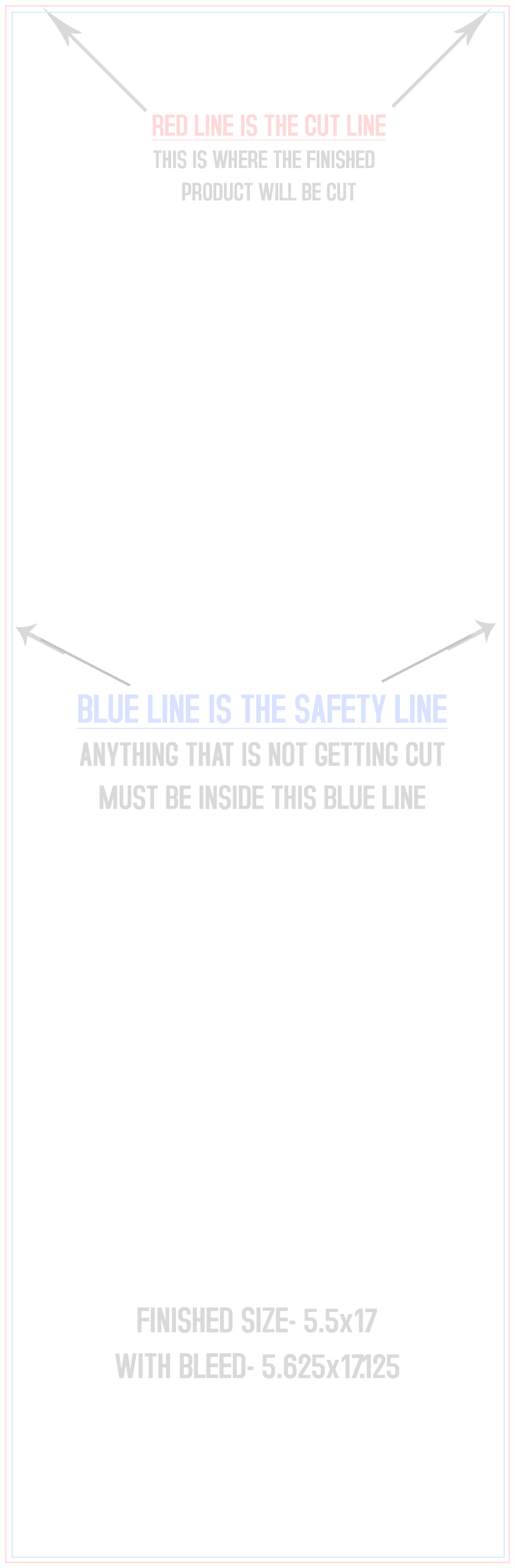 Menus 5.5" x 17" Vertical template