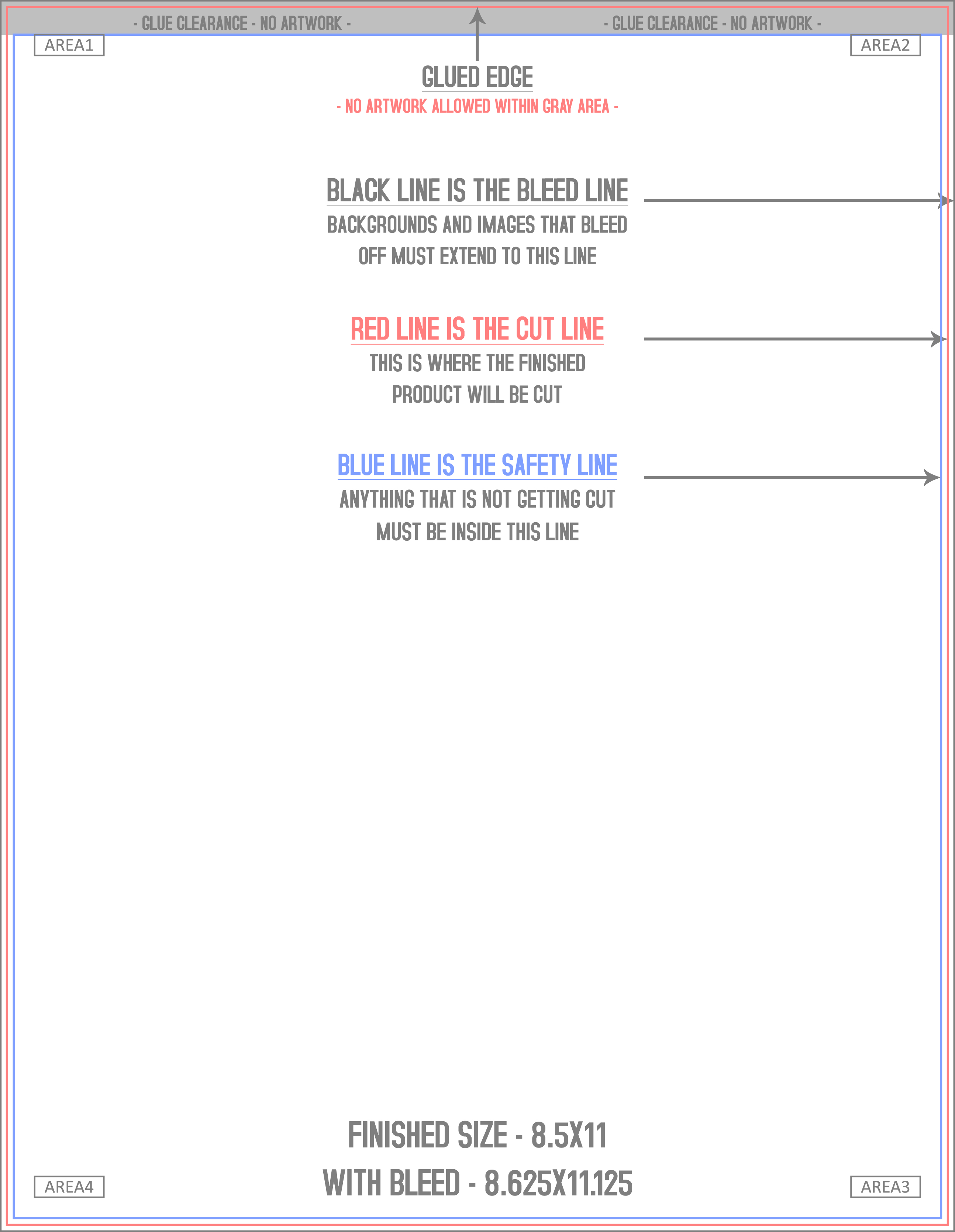 NCR Forms 8.5" x 11" Variable Numbering (Vertical) template