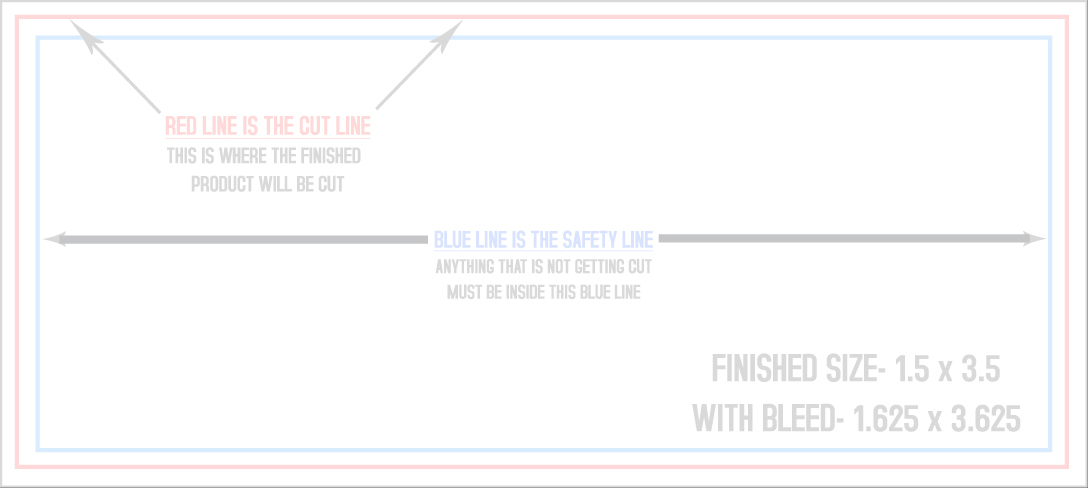 Roll Labels & Stickers 1.5" x 3.5" Rectangle (Horizontal) template
