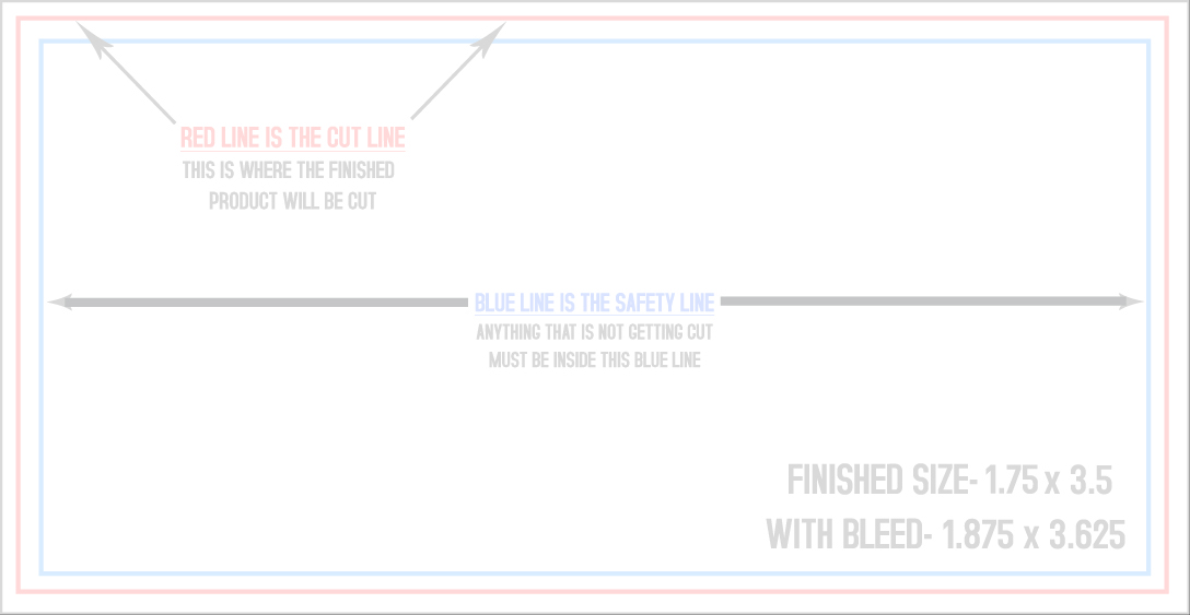 Roll Labels & Stickers 1.75" x 3.5" Rectangle (Horizontal) template