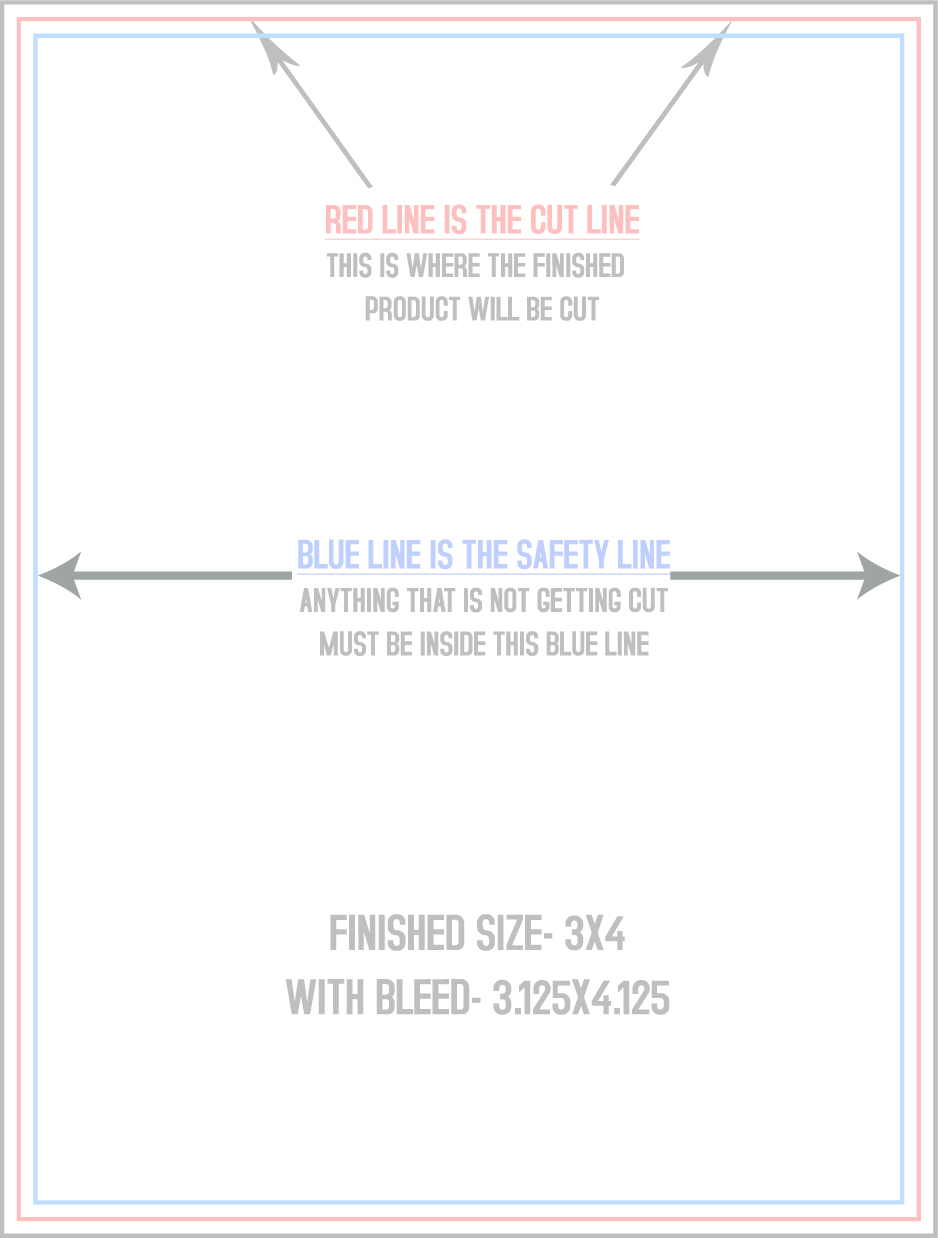 Roll Labels & Stickers 3" x 4" Rectangle (Vertical) template
