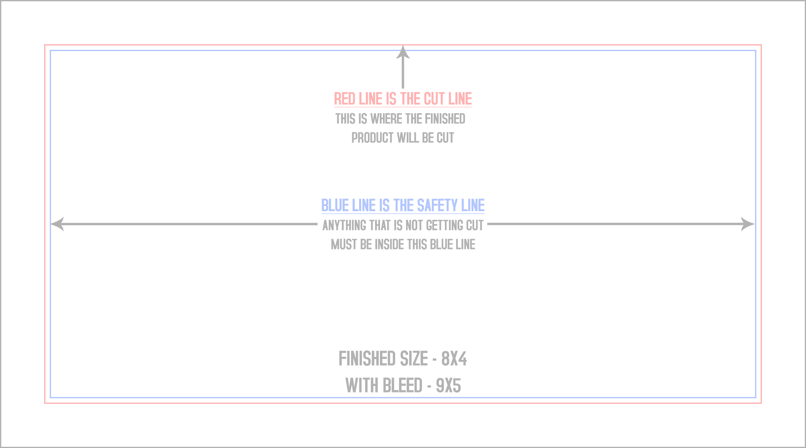 Roll Labels & Stickers 4" x 8" Horizontal template