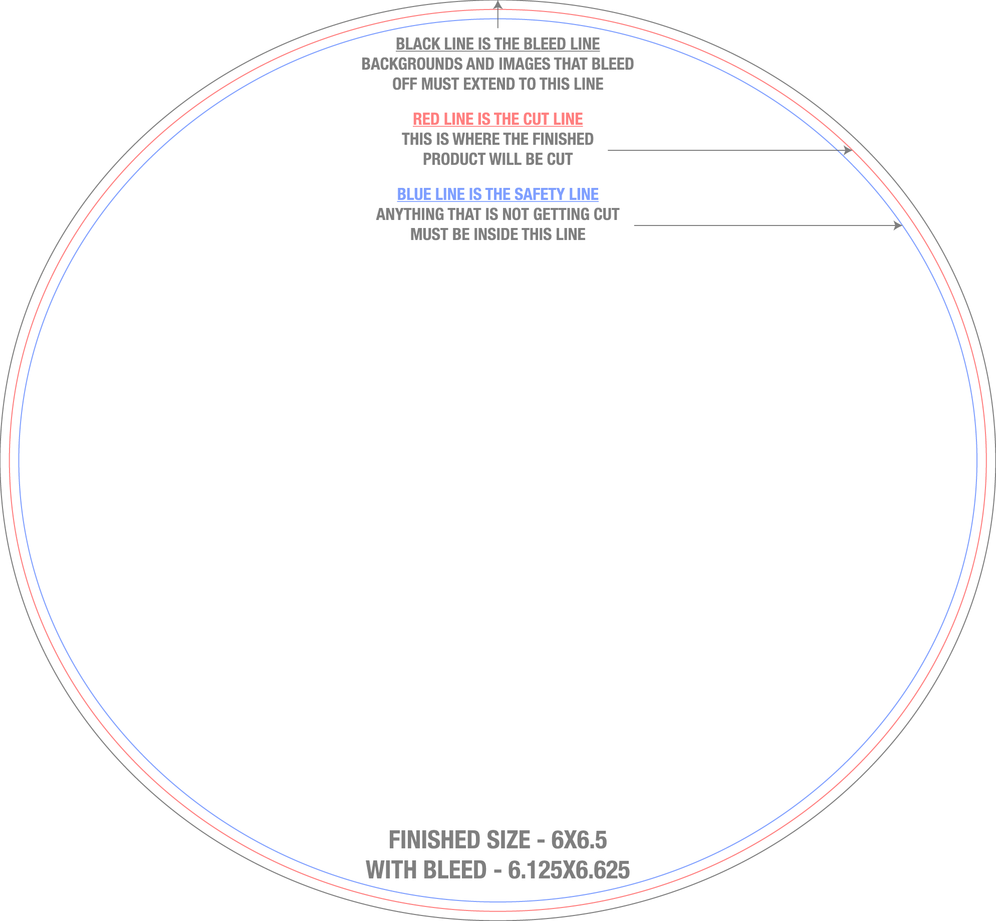 Roll Labels & Stickers 6" x 5.5" Oval Roll (Horizontal) template