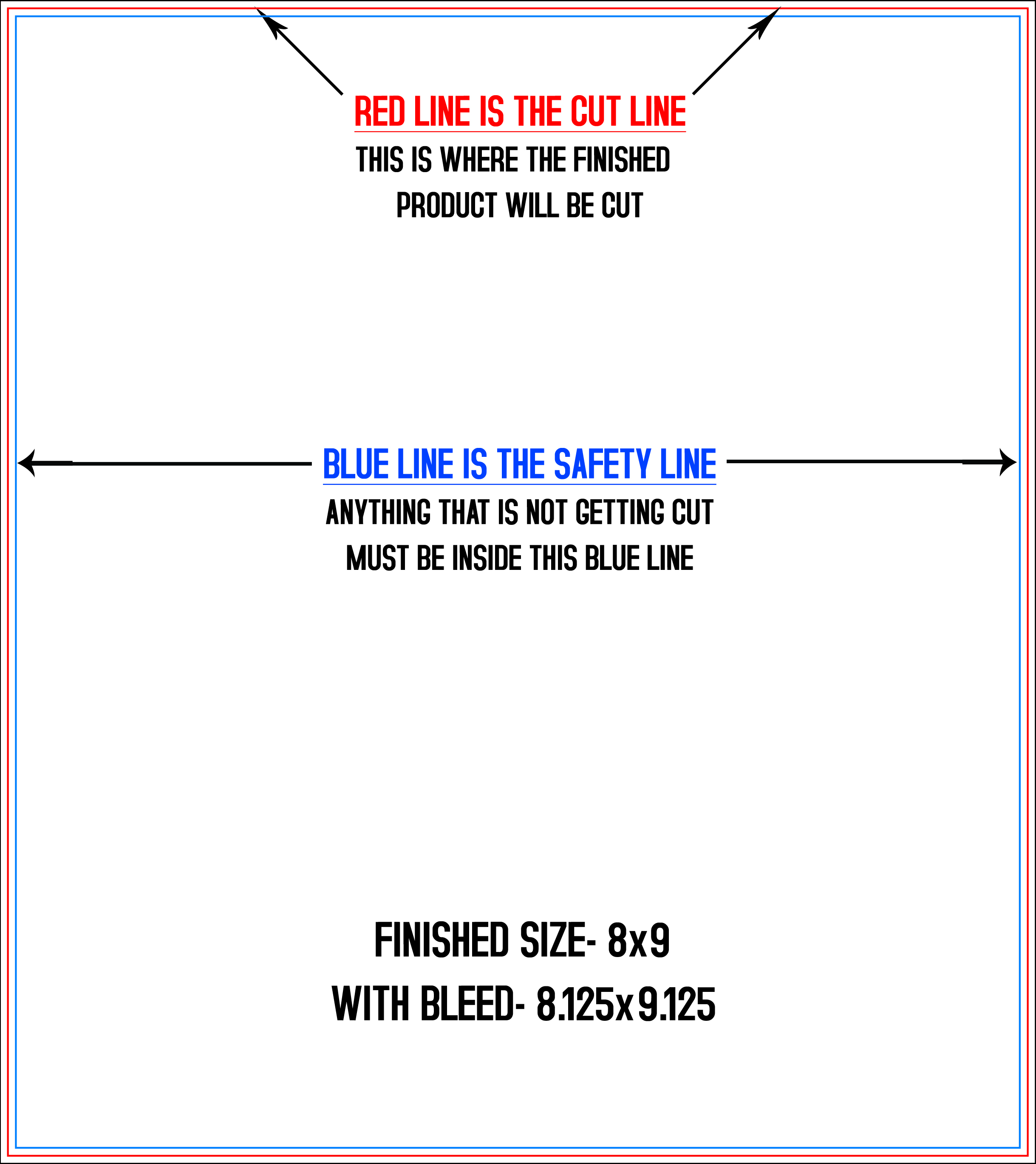 Sell Sheets 8" x 9" Vertical template