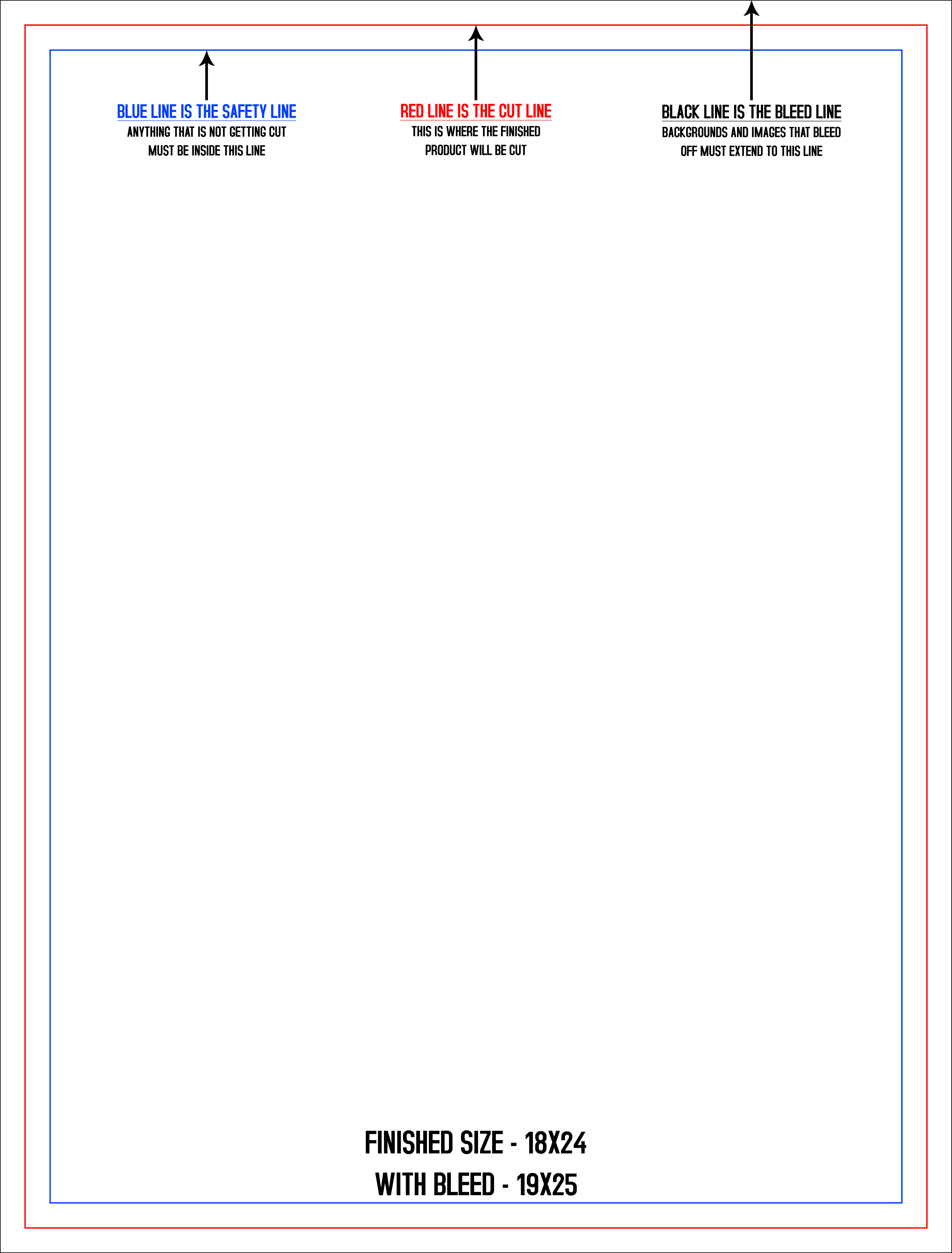 Signs & Banners 18" x 24" 18" x 24" template